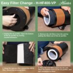 Replacement Air Purifier Filter Value Pack H-HF400-VP - Image 7