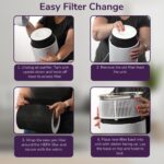 Large Tower True HEPA Air Purifier HP670 - Image 9