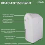 10,000 BTU (8,000 SACC) Portable Air Conditioner with Heat for Rooms Up to 450 Sq. Ft. HPAC-12C150P - Image 9
